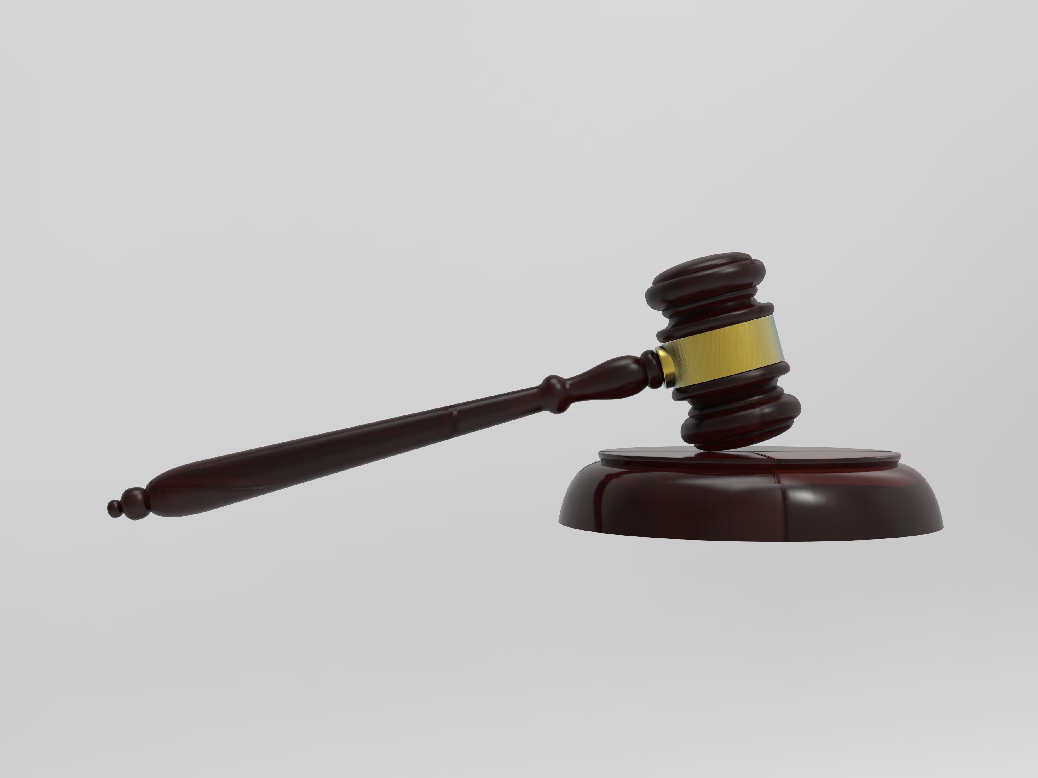 Judges Gavel 3D model_1