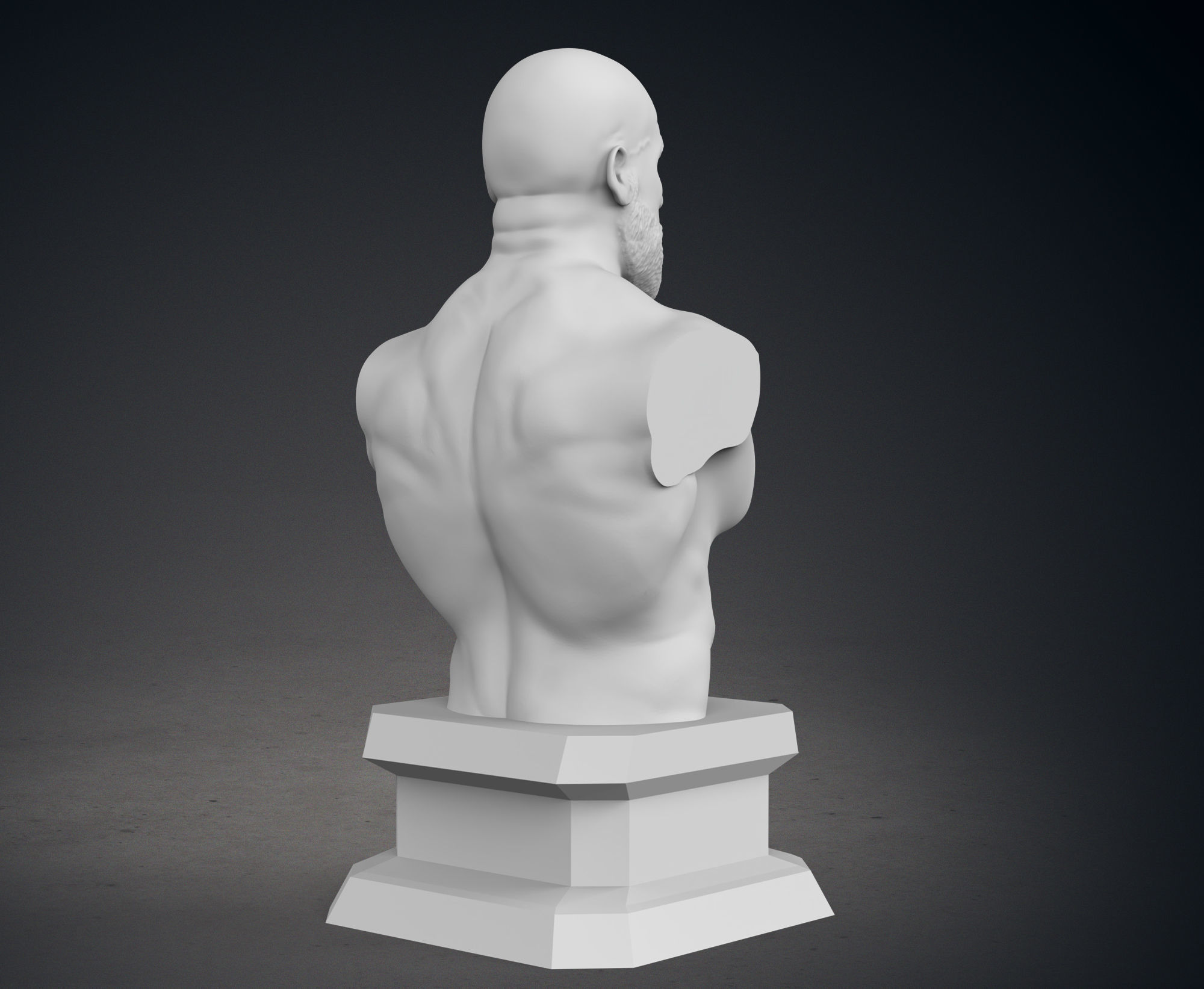 Triple H Busts - Classic and Current Versions 3D print model_17