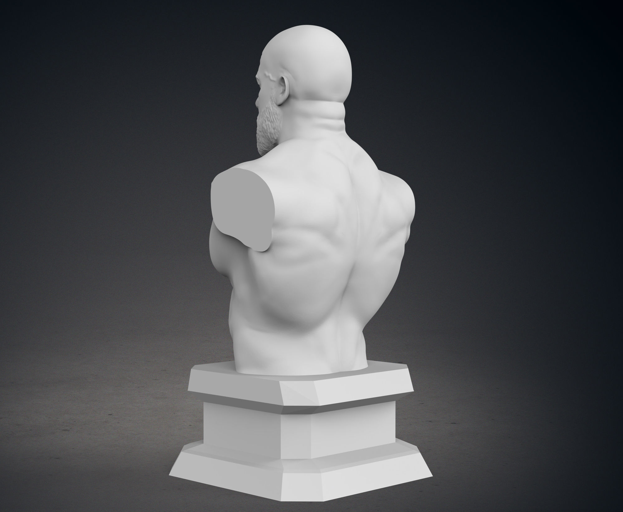Triple H Busts - Classic and Current Versions 3D print model_15