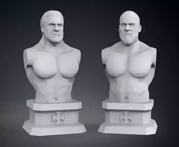 Triple H Busts - Classic and Current Versions