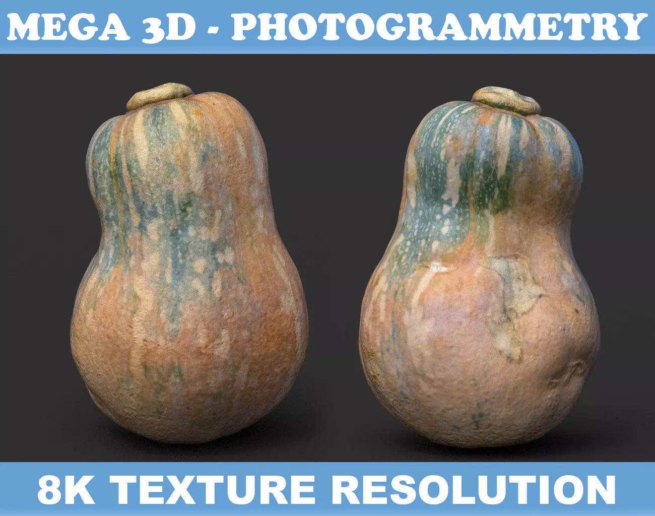Low poly High poly Gourd 220327 - Photogrammetry Low-poly 3D model_0
