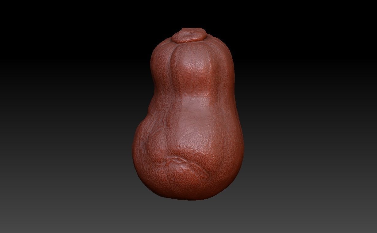 Low poly High poly Gourd 220327 - Photogrammetry Low-poly 3D model_10