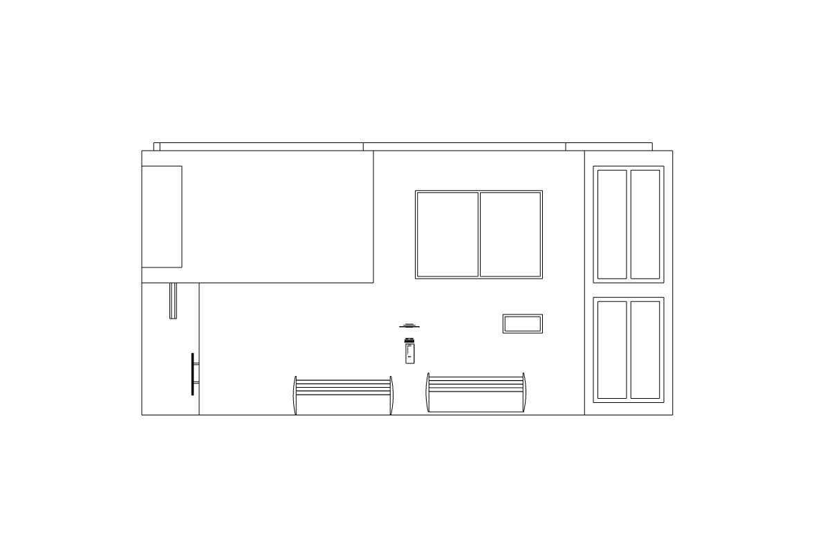 Architectural 3D model front of modern house 3D model_18