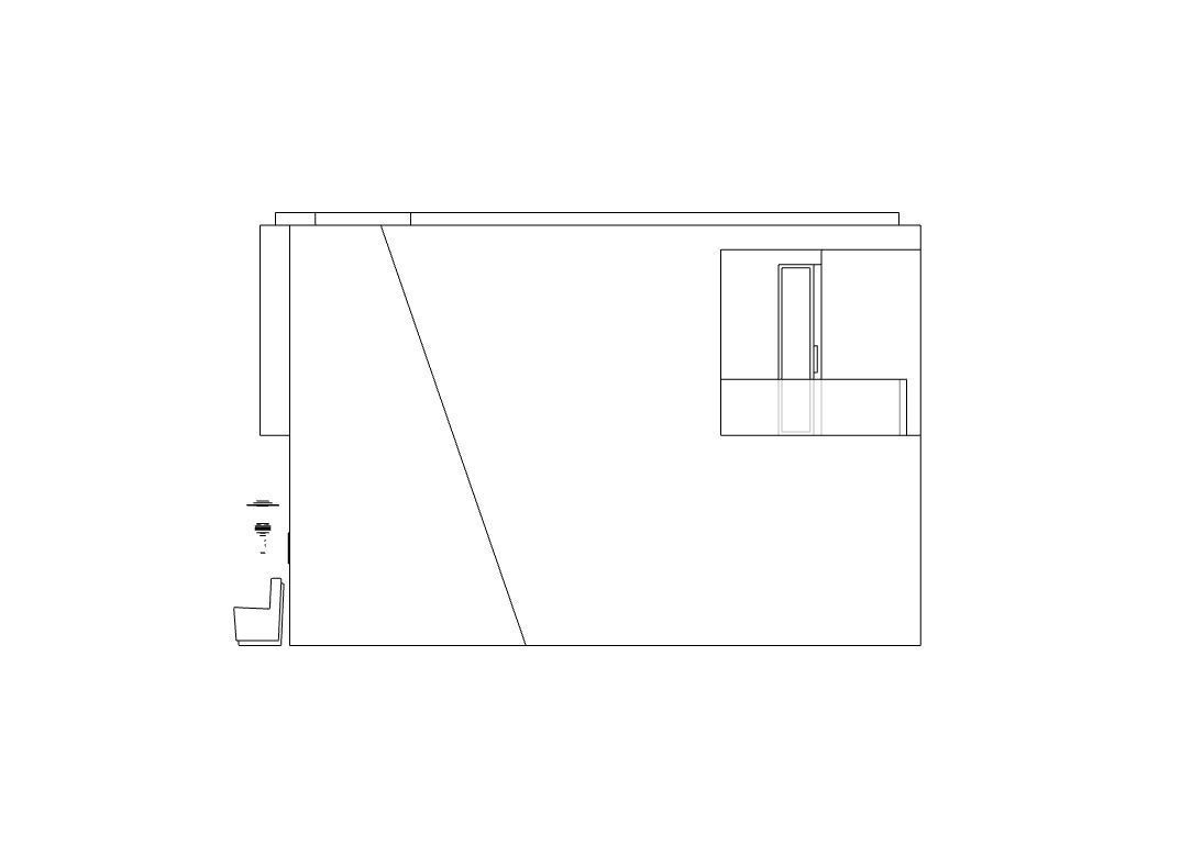 Architectural 3D model front of modern house 3D model_15