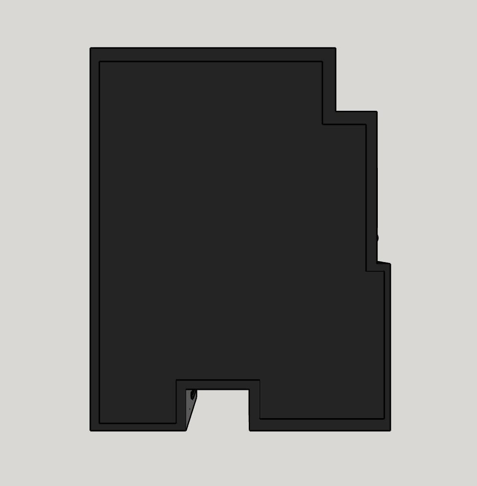 Architectural 3D model front of modern house 3D model_9