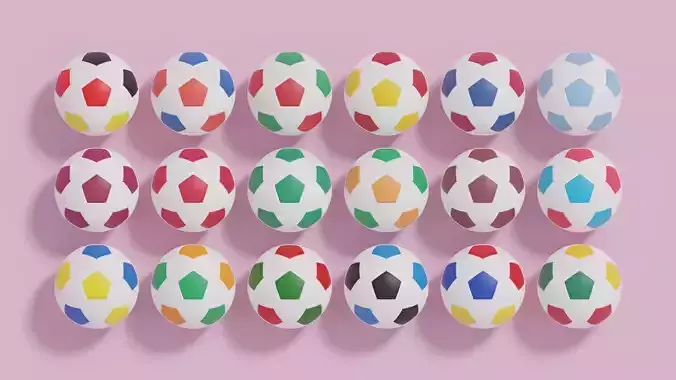 Flag Soccer Ball Collection 3