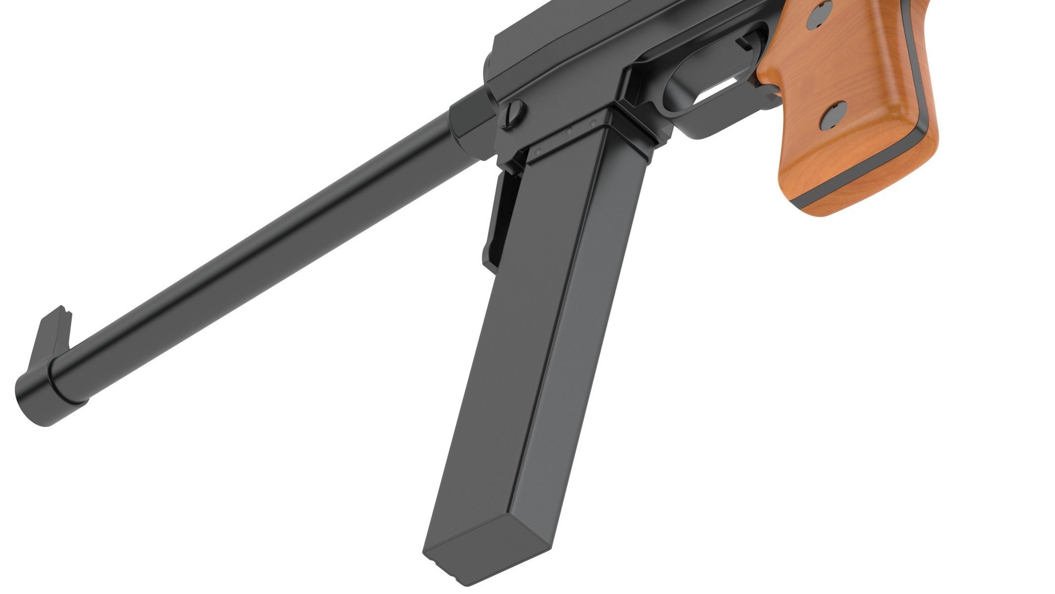 MAS-38 airsoft gun 3D model_10