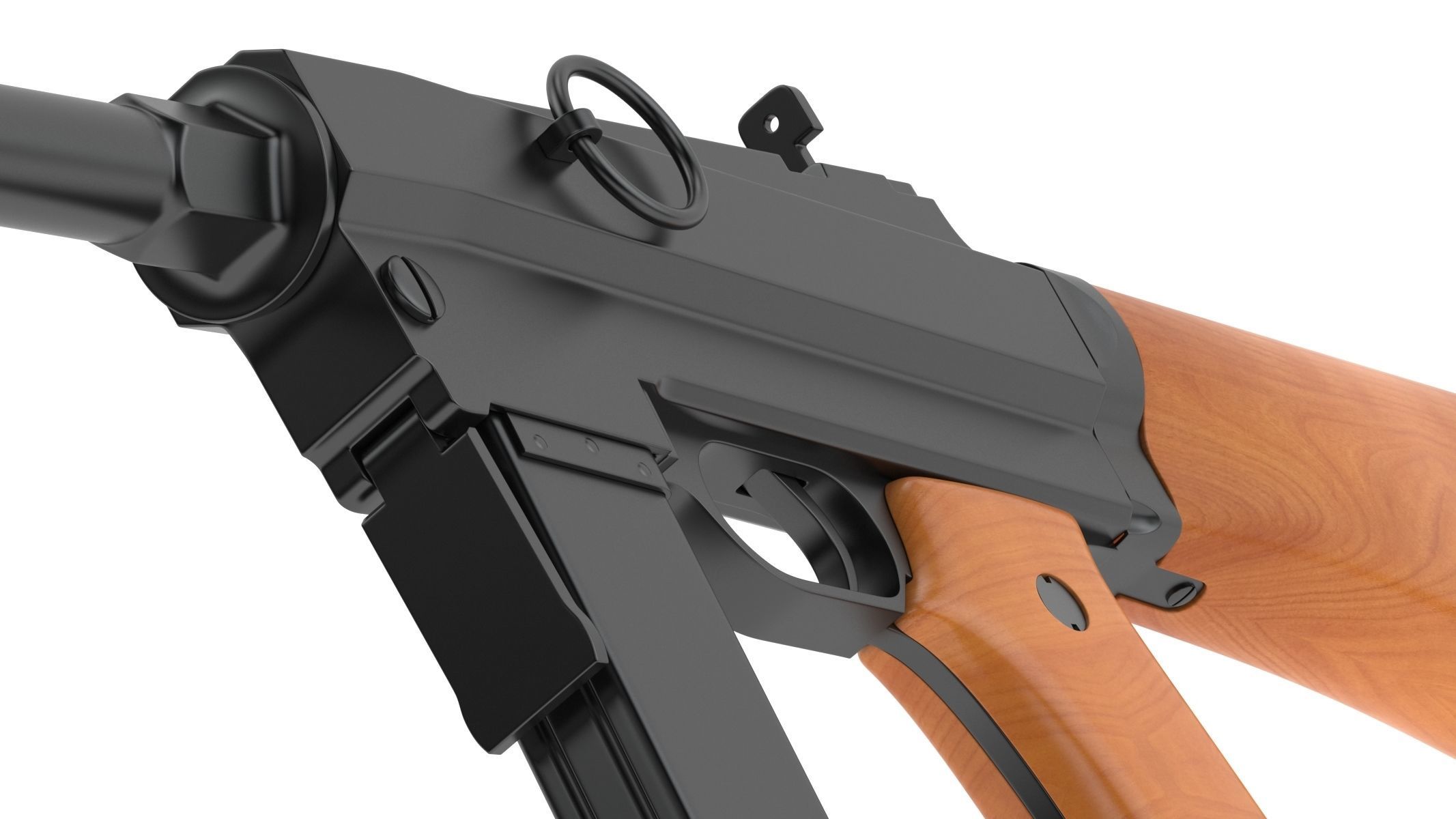 MAS-38 airsoft gun 3D model_13