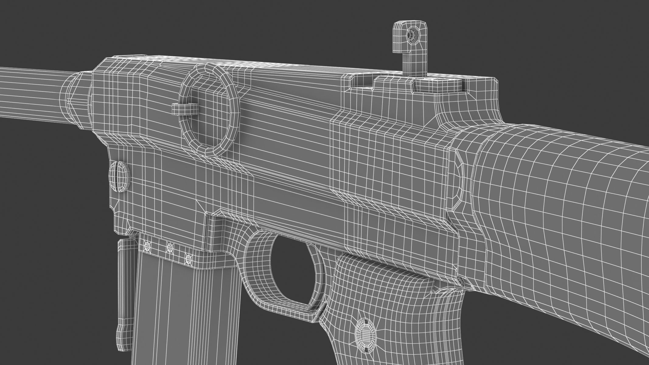 MAS-38 airsoft gun 3D model_21