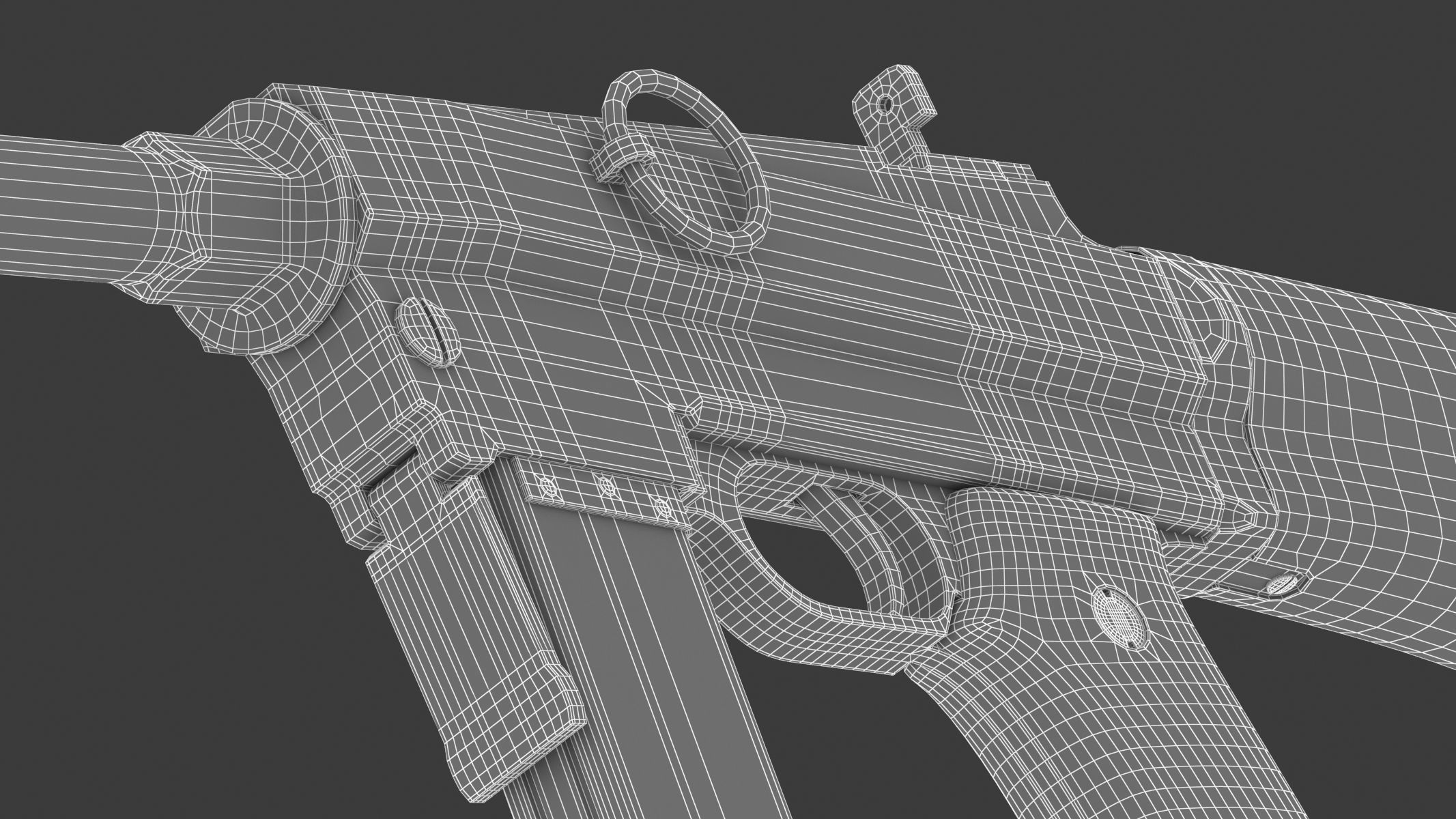 MAS-38 airsoft gun 3D model_28