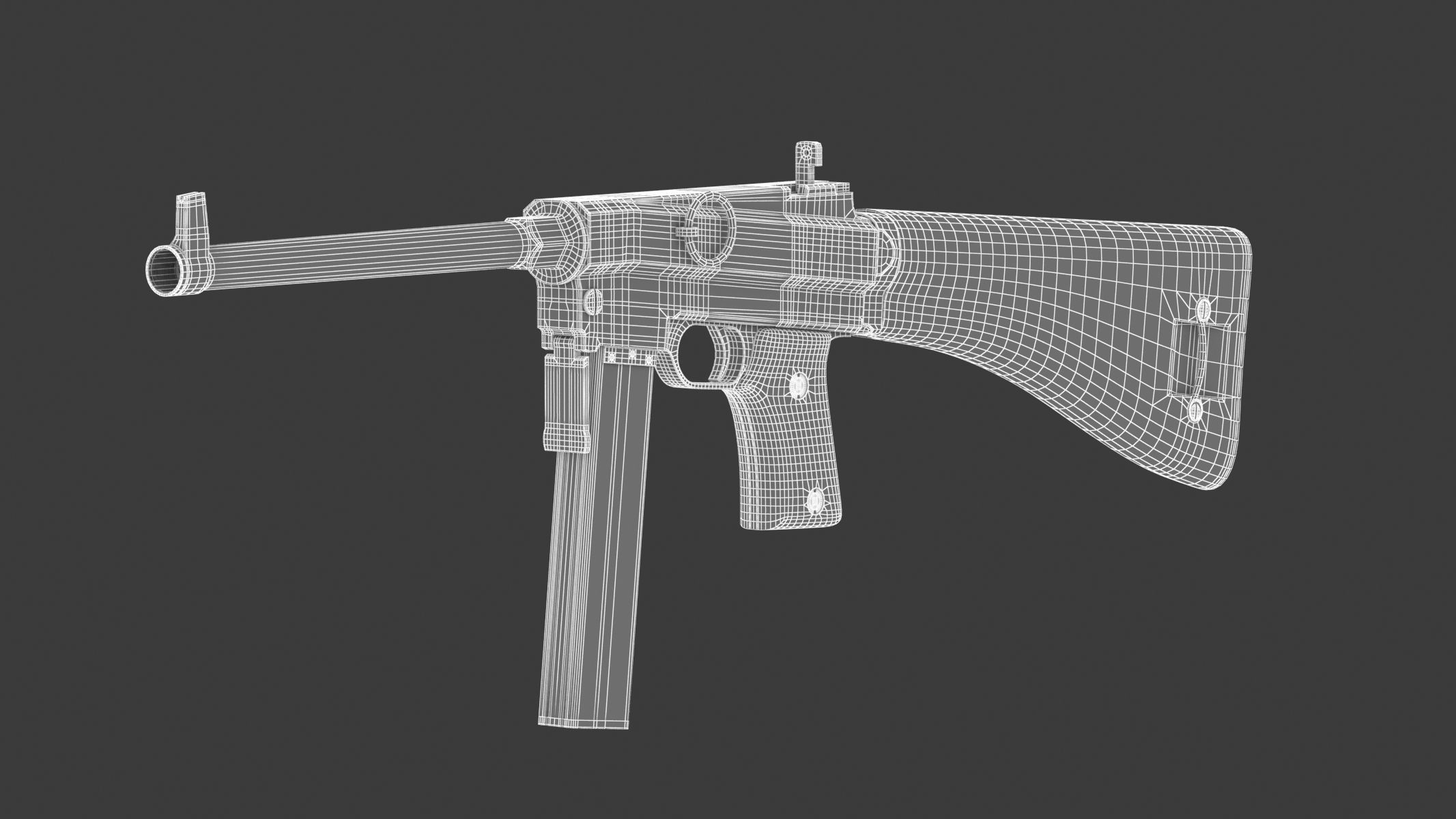 MAS-38 airsoft gun 3D model_18