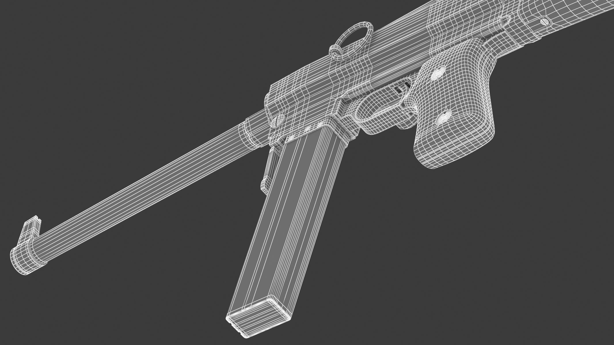 MAS-38 airsoft gun 3D model_25
