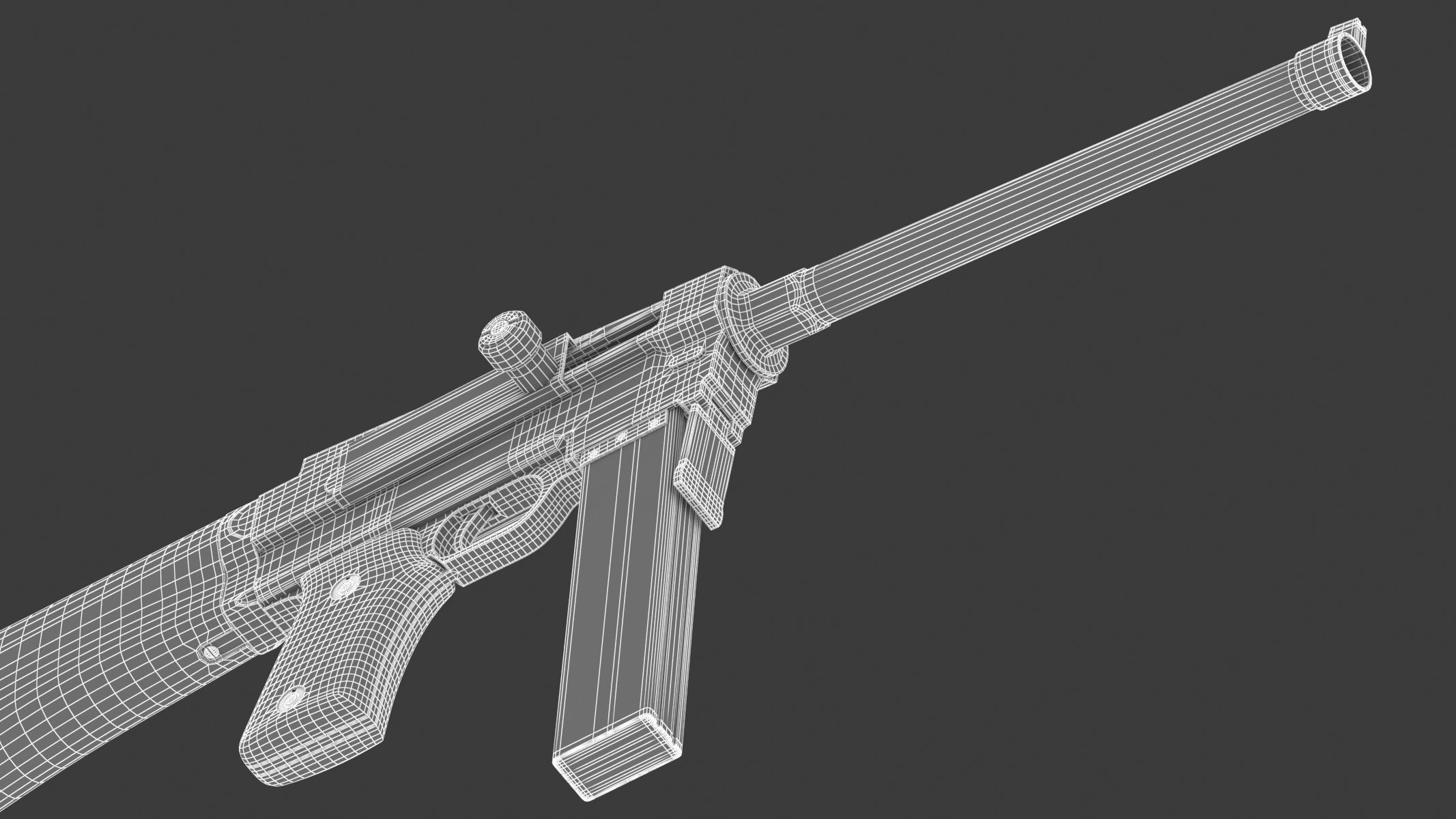 MAS-38 airsoft gun 3D model_27
