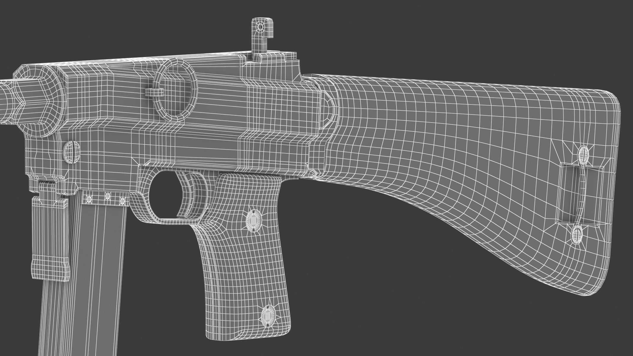 MAS-38 airsoft gun 3D model_23