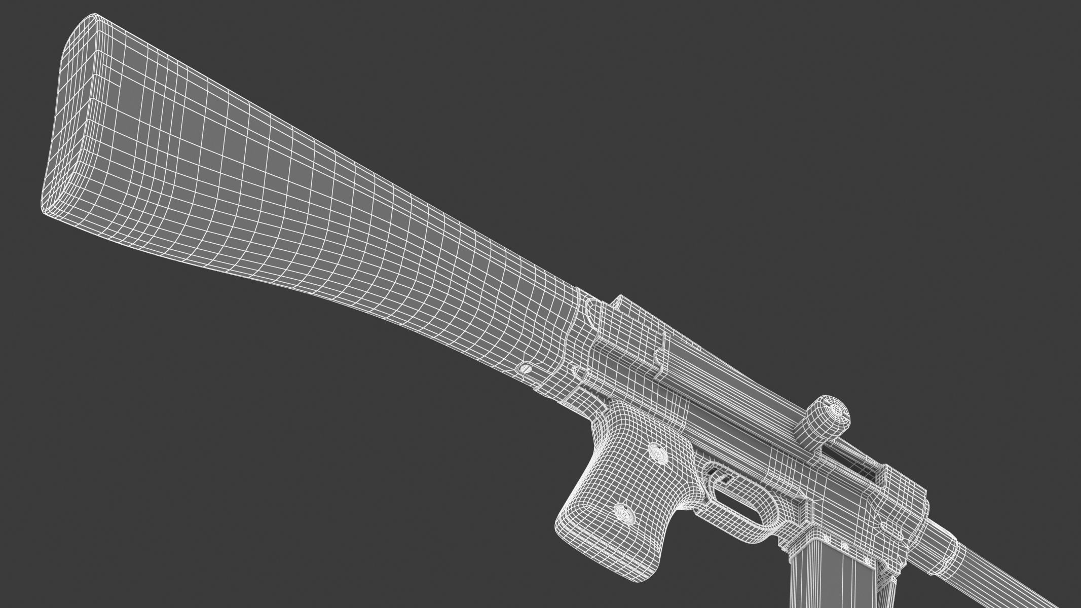 MAS-38 airsoft gun 3D model_26