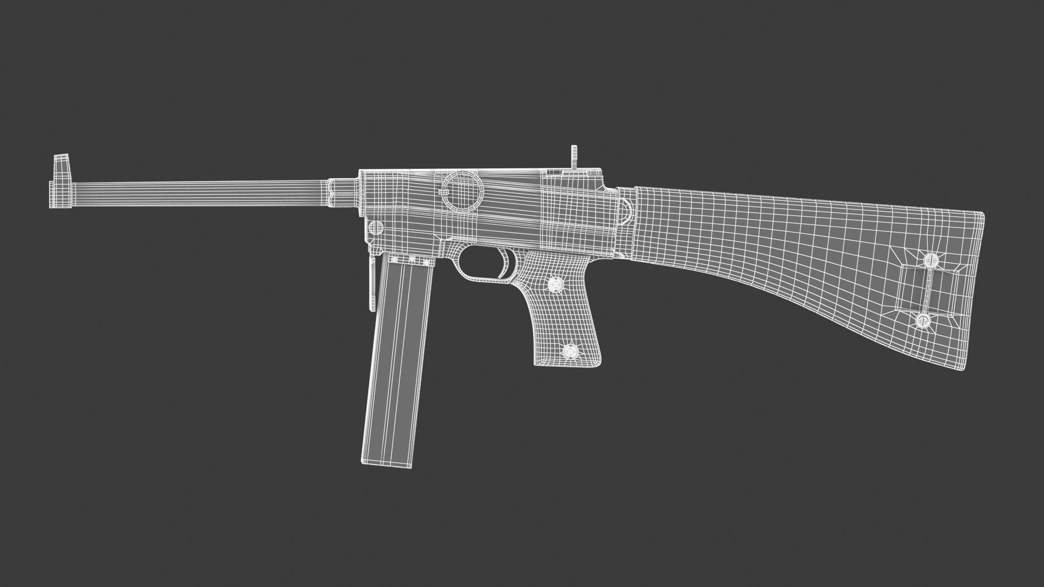 MAS-38 airsoft gun 3D model_17