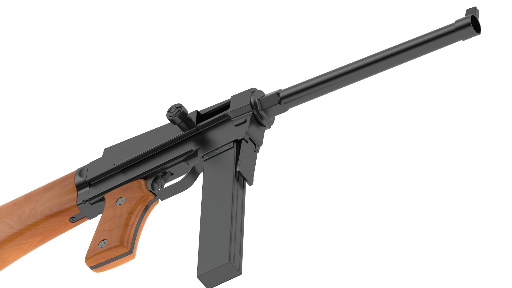 MAS-38 airsoft gun 3D model_12