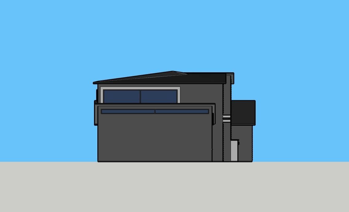 Architectural 3D model modern house 3D model_13