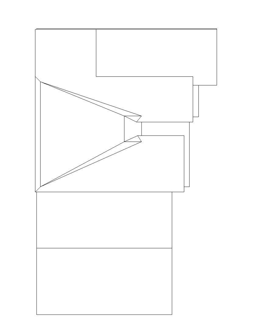 Architectural 3D model modern house 3D model_19