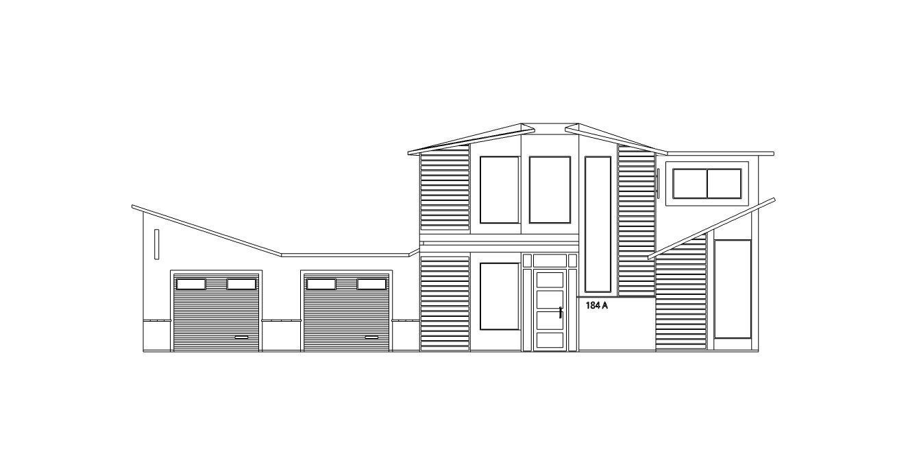 Architectural 3D model modern house 3D model_15