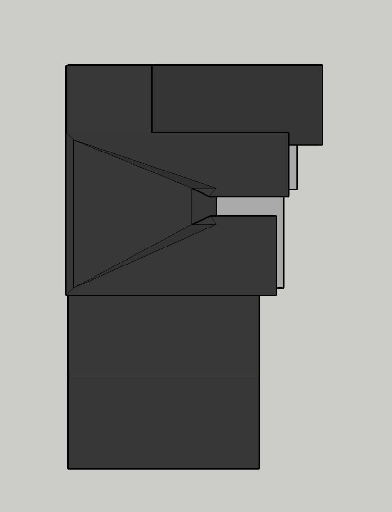 Architectural 3D model modern house 3D model_14