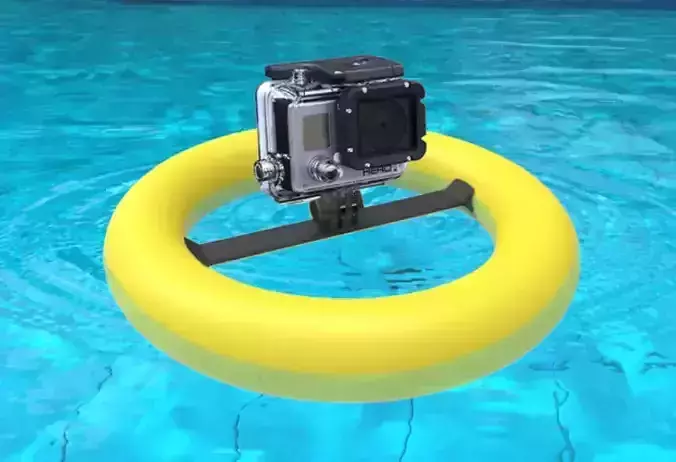 Floating Mount Gopro Fish Pool