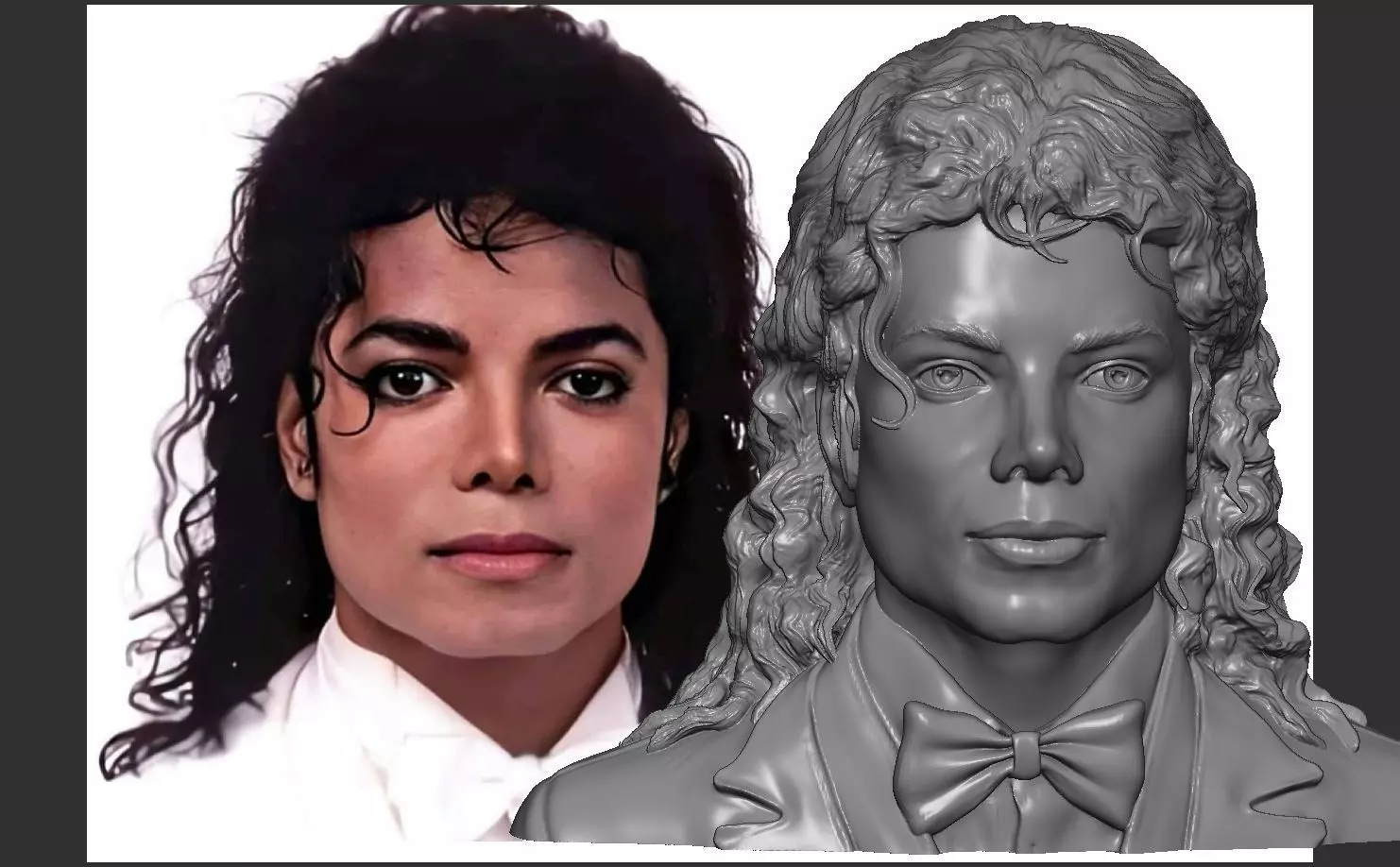 MICHAEL JACKSON AMERICAN SINGER-SONGWRITER 3D print model_0
