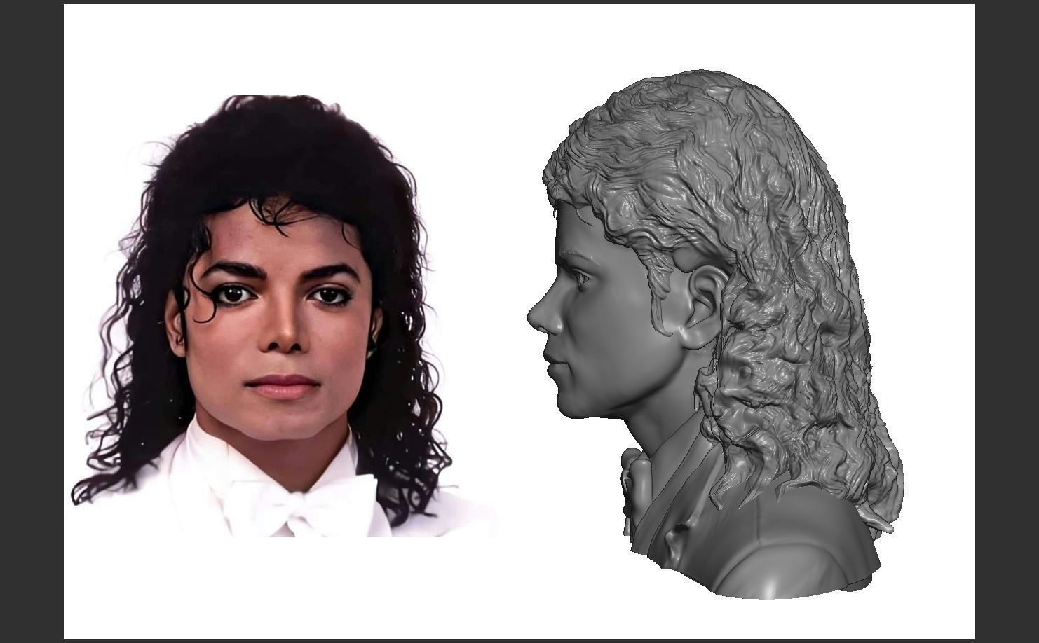 MICHAEL JACKSON AMERICAN SINGER-SONGWRITER 3D print model_1
