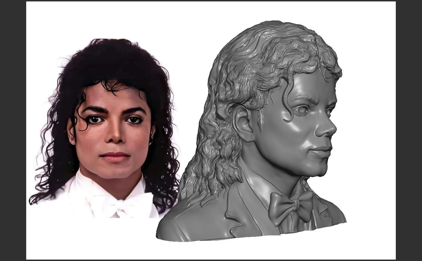 MICHAEL JACKSON AMERICAN SINGER-SONGWRITER 3D print model_4