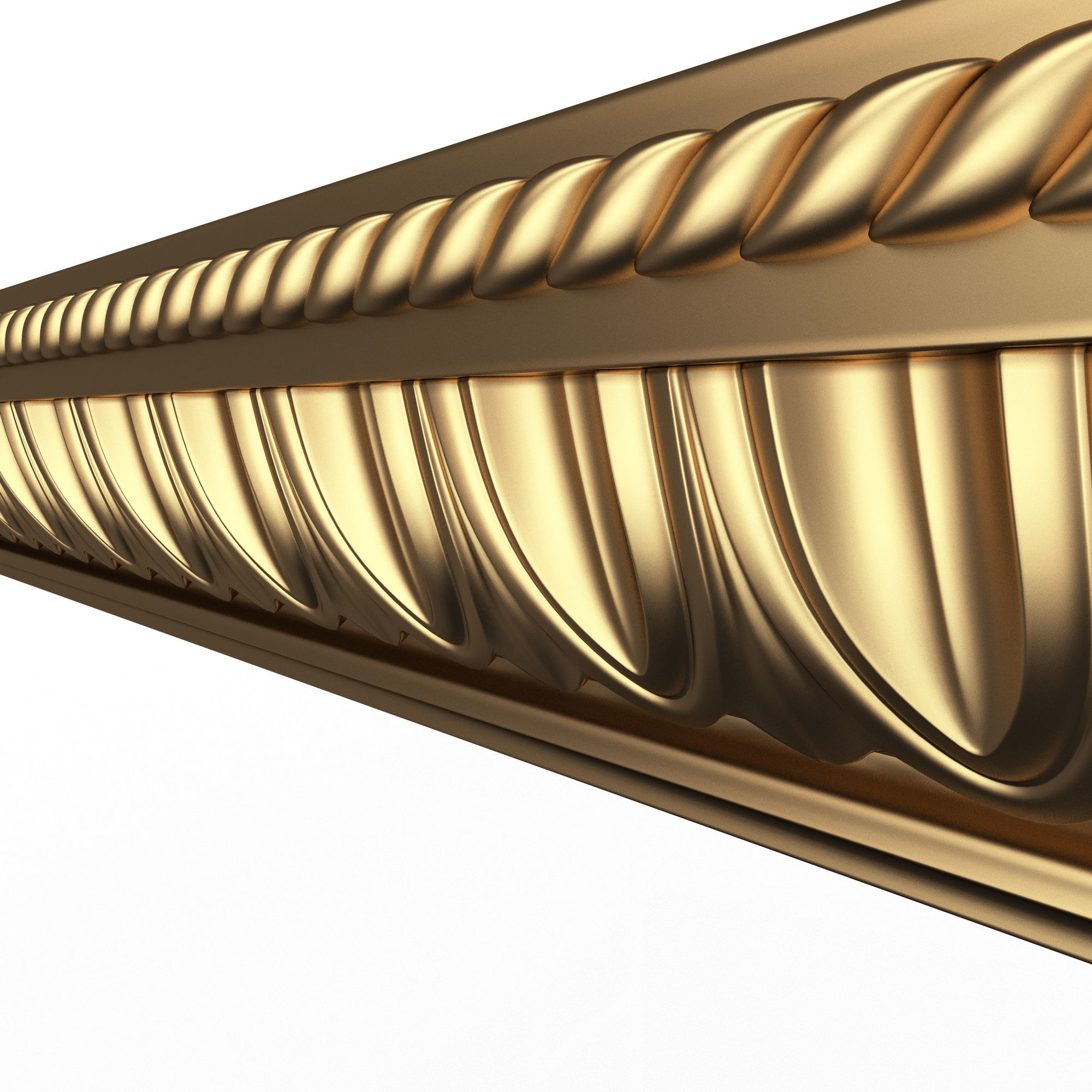 Ornament Element Molding 015 Low-poly 3D model_2