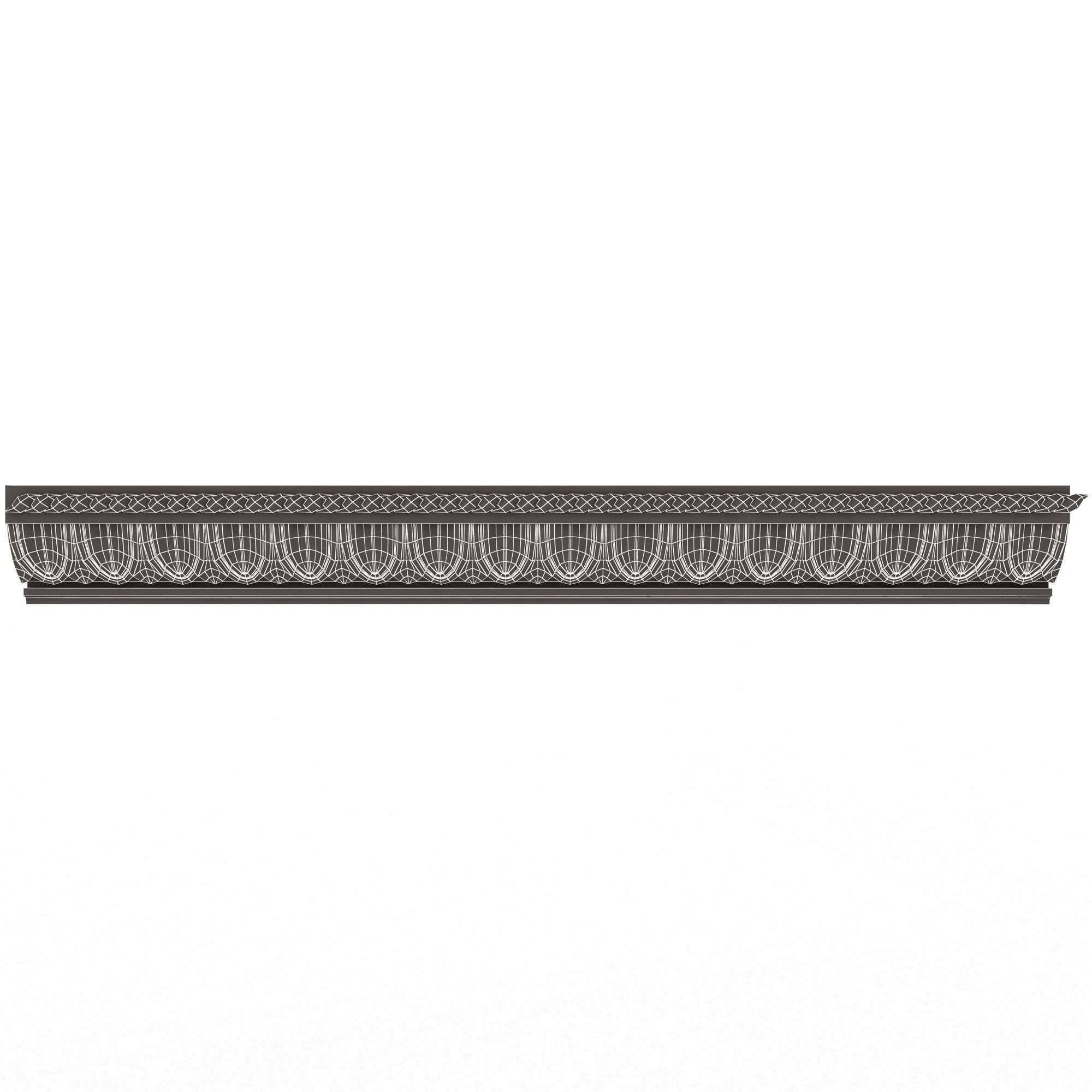 Ornament Element Molding 015 Low-poly 3D model_10