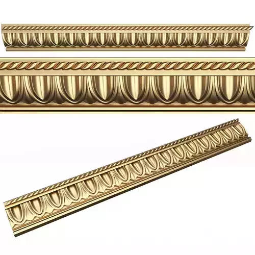 Ornament Element Molding 015 Low-poly 3D model