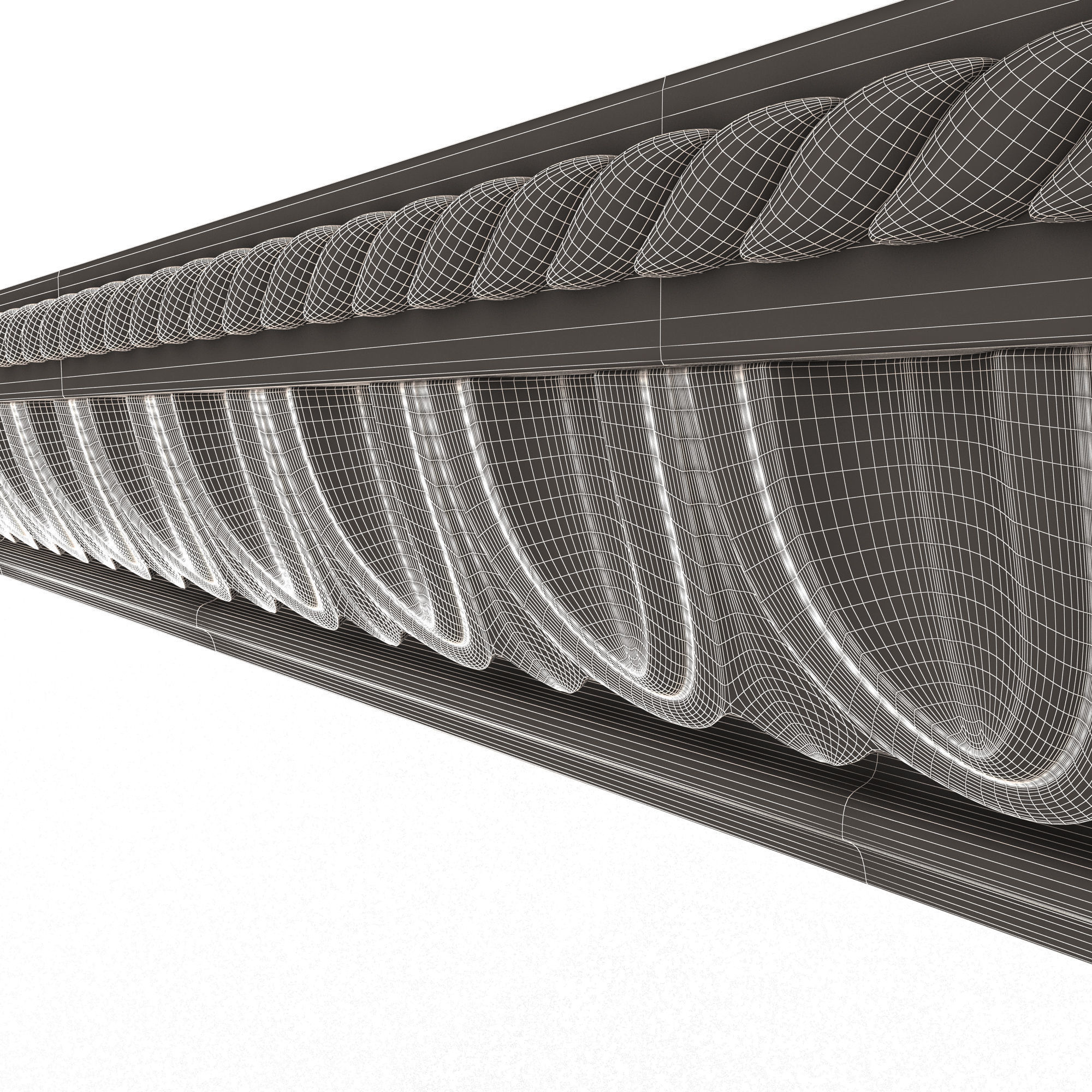 Ornament Element Molding 015 Low-poly 3D model_16