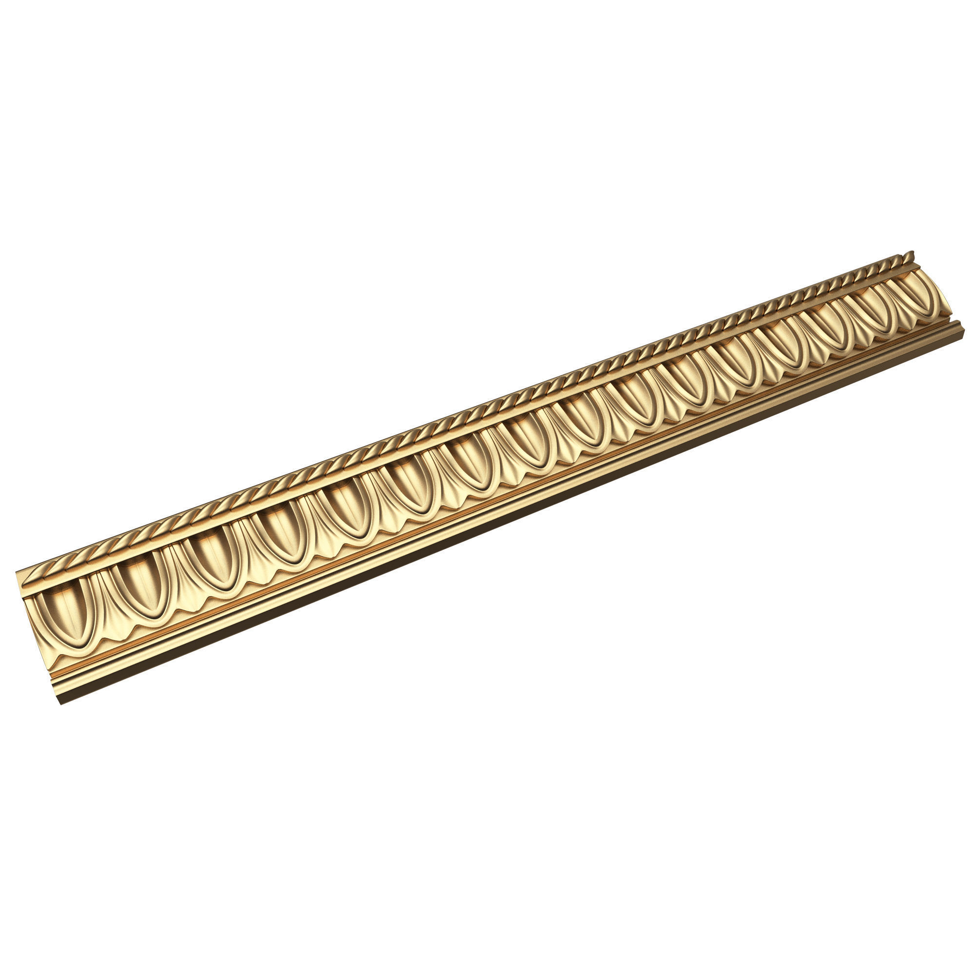 Ornament Element Molding 015 Low-poly 3D model_1