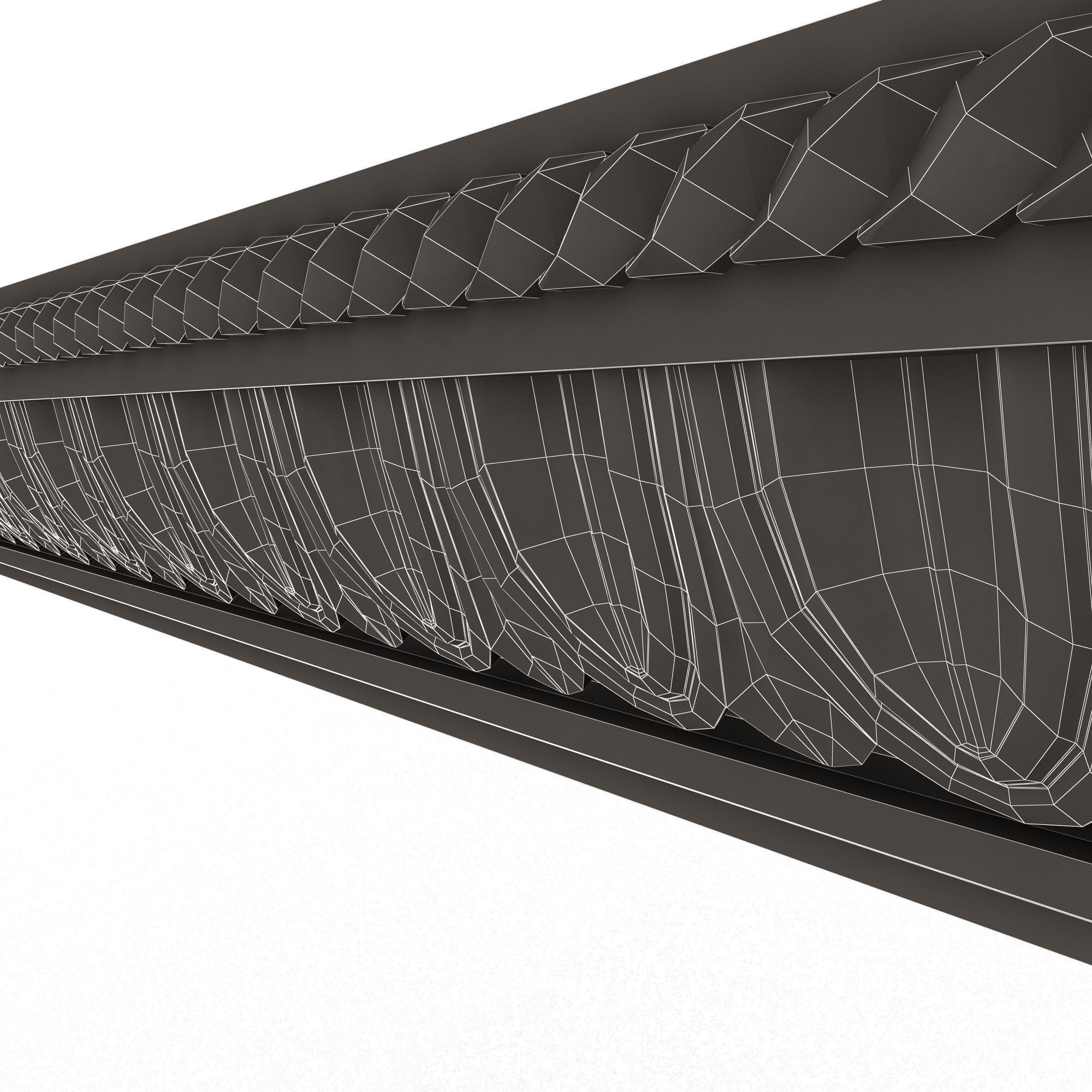 Ornament Element Molding 015 Low-poly 3D model_15