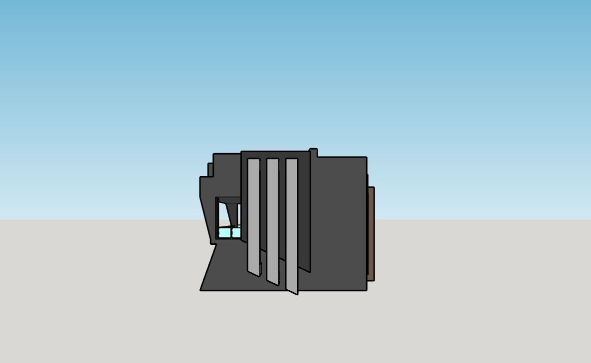 2 in 1 3D architectural models  3D model_5