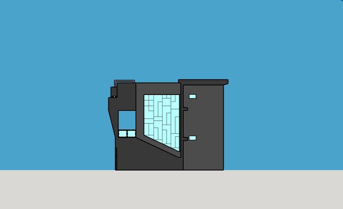 2 in 1 3D architectural models  3D model_31