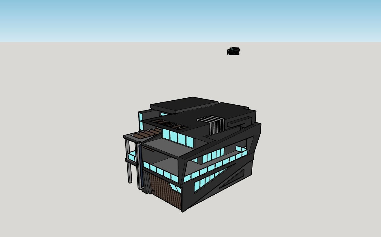 2 in 1 3D architectural models  3D model_22