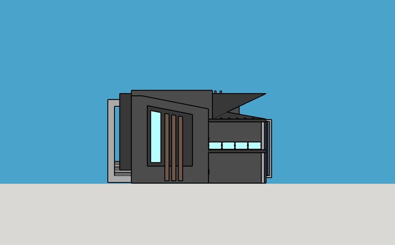 2 in 1 3D architectural models  3D model_12