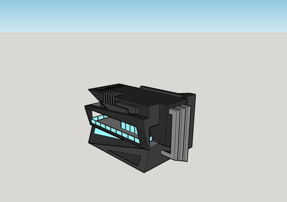 2 in 1 3D architectural models  3D model_4