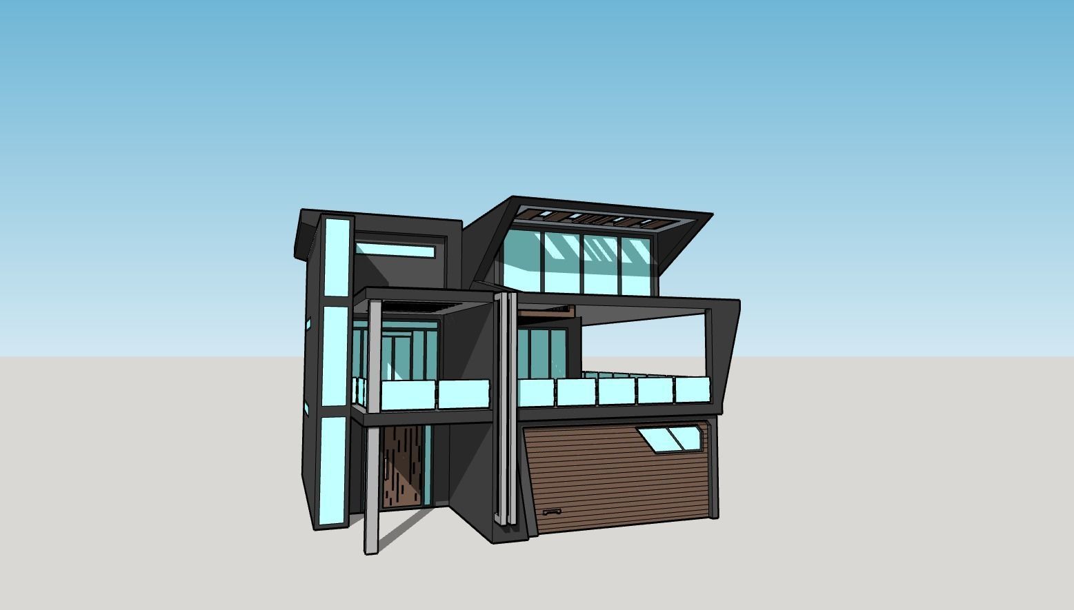 2 in 1 3D architectural models  3D model_20