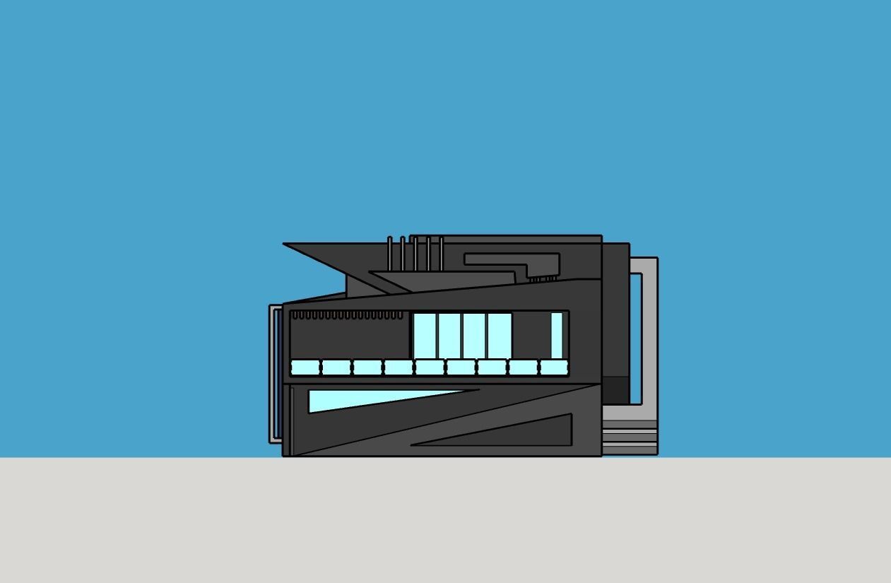 2 in 1 3D architectural models  3D model_13