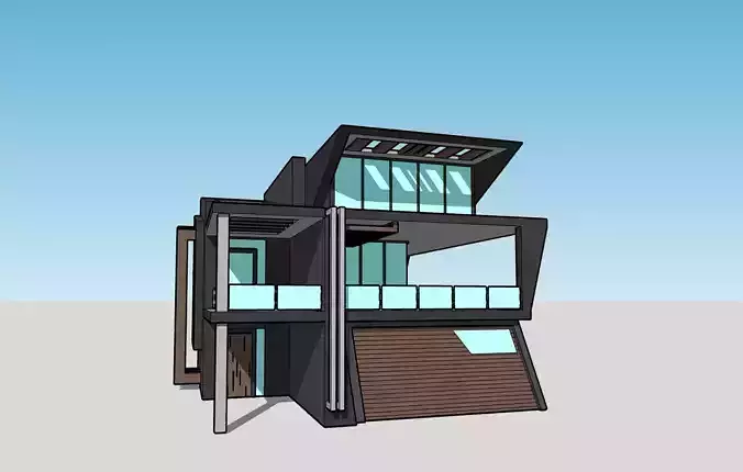 2 in 1 3D architectural models 