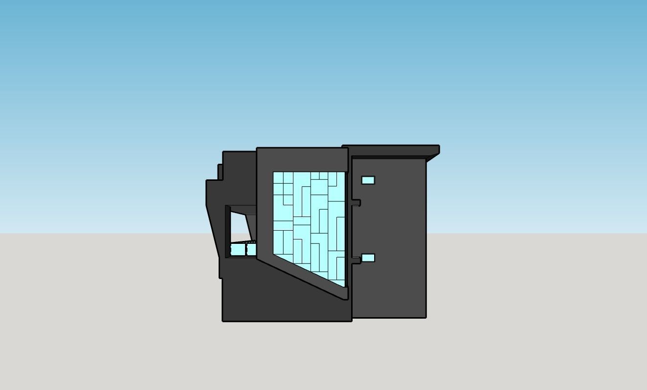 2 in 1 3D architectural models  3D model_25