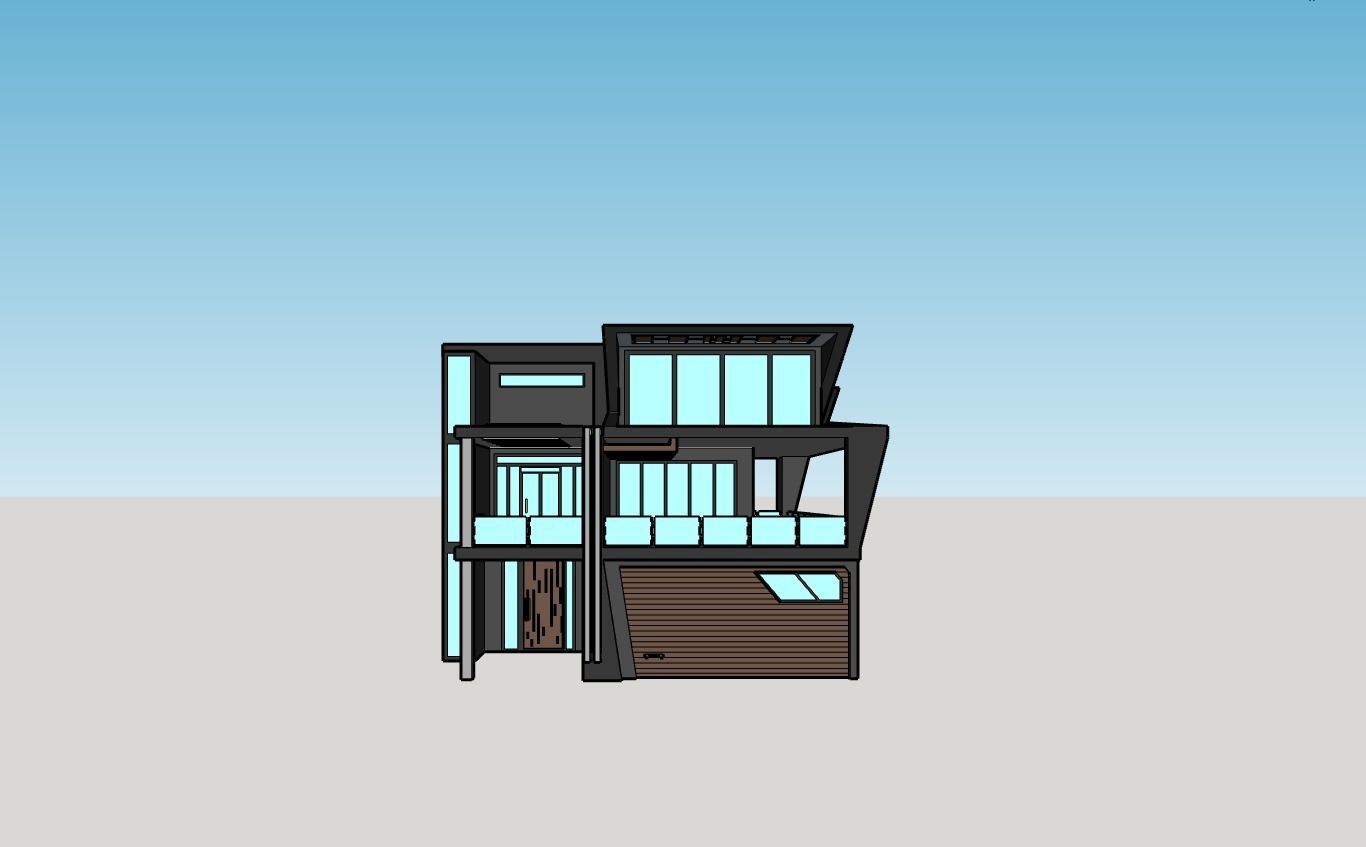 2 in 1 3D architectural models  3D model_21