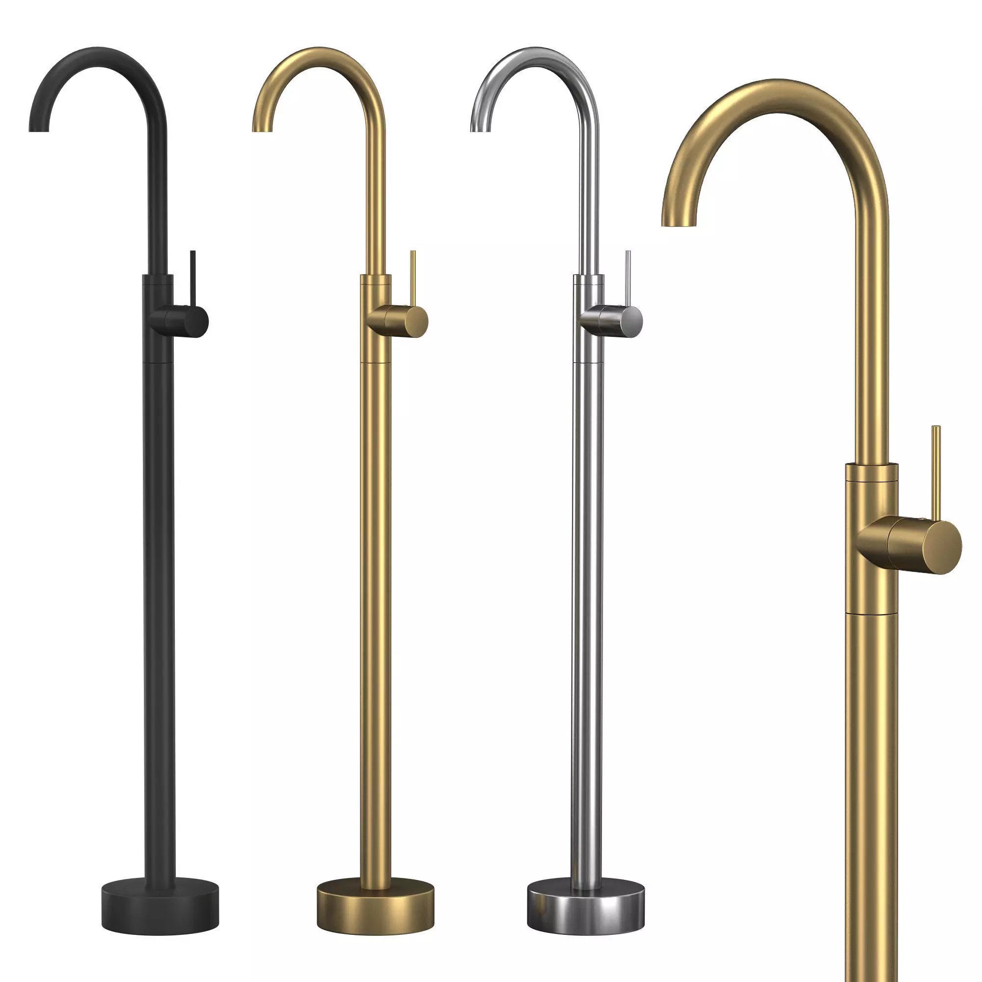 Washbasin mixer tap CB078W 3D model_0