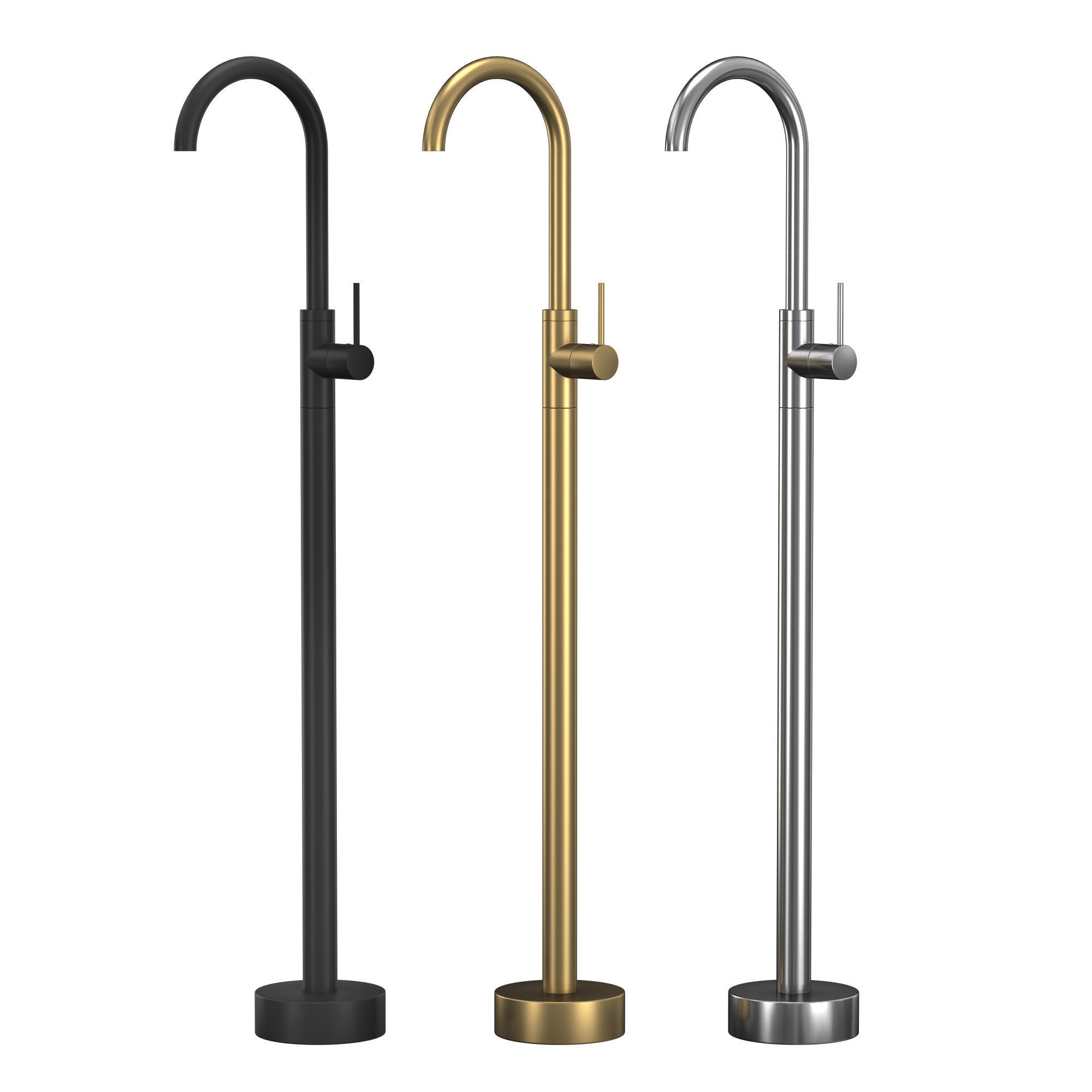 Washbasin mixer tap CB078W 3D model_5