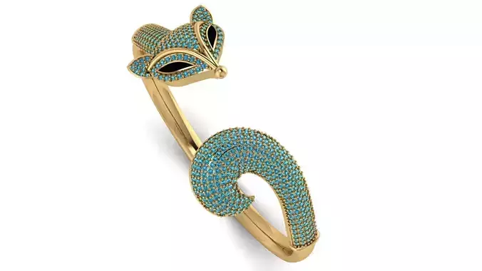 Fox Bracelet 3D print model