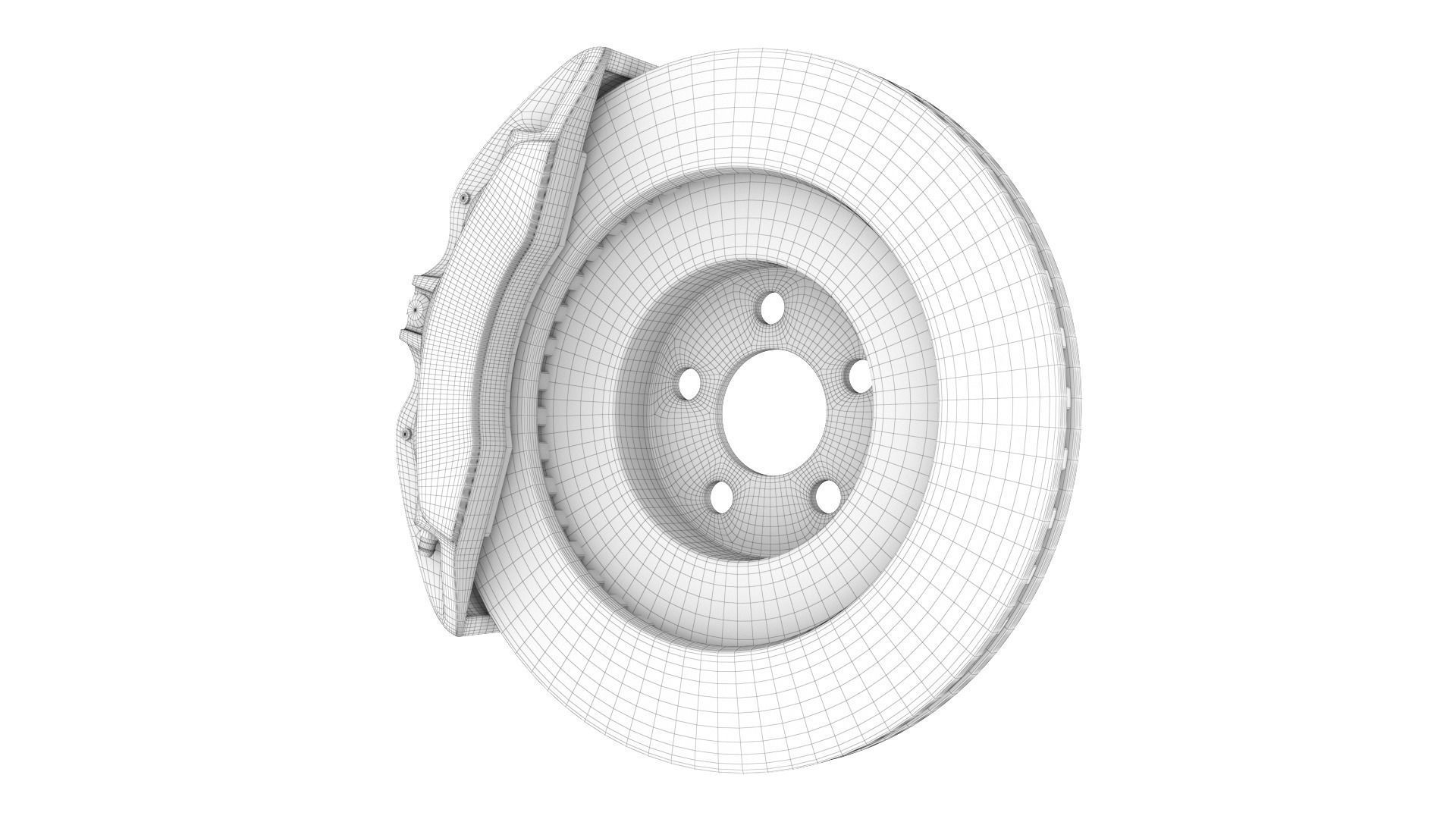Brake Disc 3D model_8