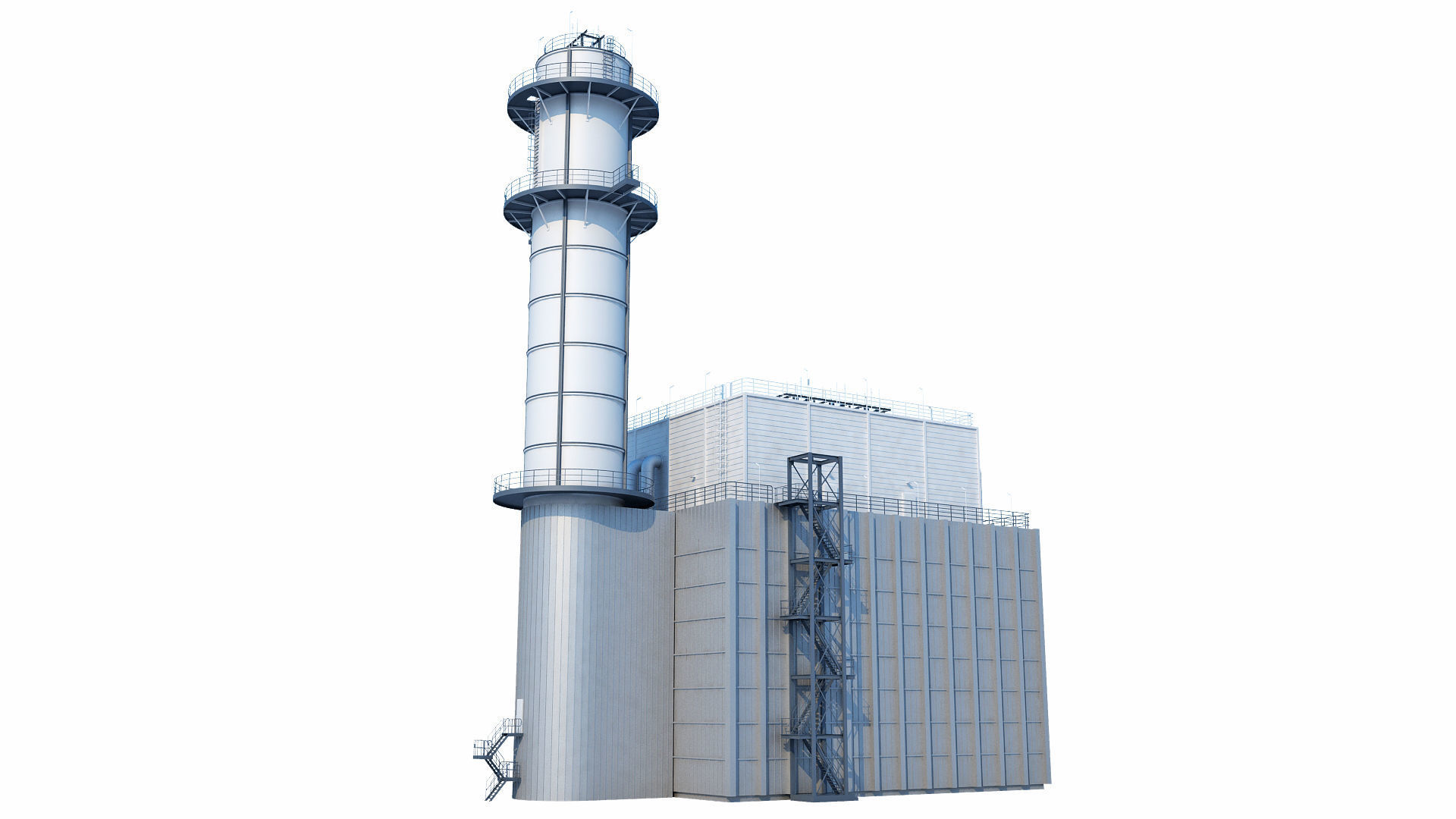 Oil Refinery 3D model_53